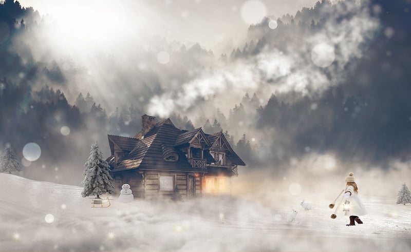 Magic Lodge in Fantasy Forest